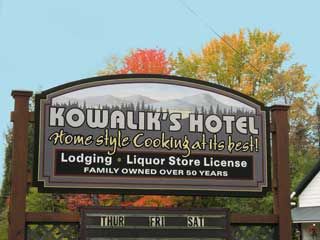 Kowalik's Hotel, Restaurant, Package Liquor